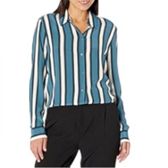 Equipment Femme Essential 100% Silk Button Front Shirt size S - Picture 1 of 16